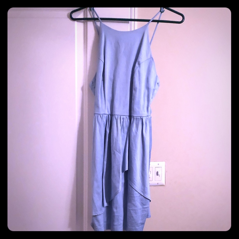 Sky blue dress